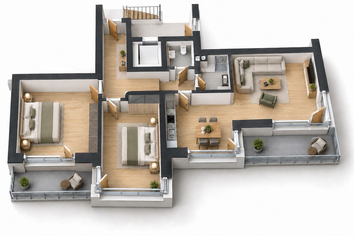 Byt 3+kk · 102 m² · Loučná pod Klínovcem - Loučná, okres Chomutov - 4