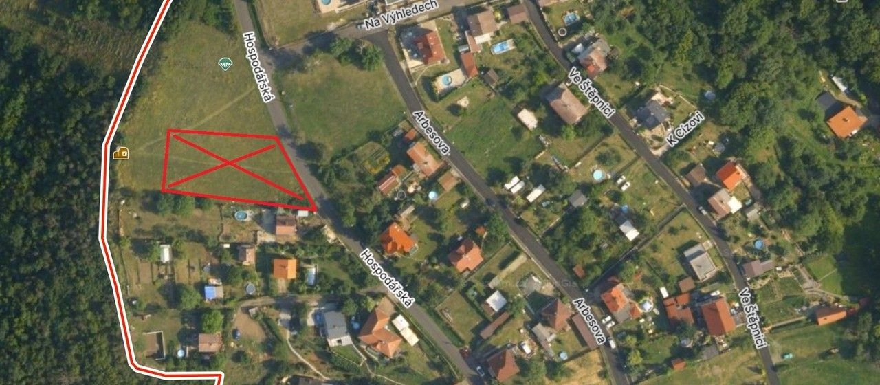 Prodej pozemek pro bydlení - Hospodářská 75, Ústí nad Labem Hostovice, 1 100 m² - 5