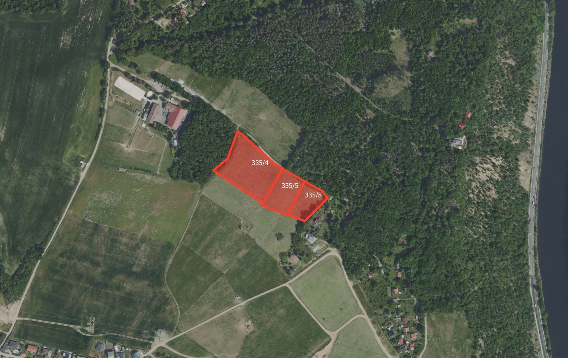 Louky, Masečín, Štěchovice