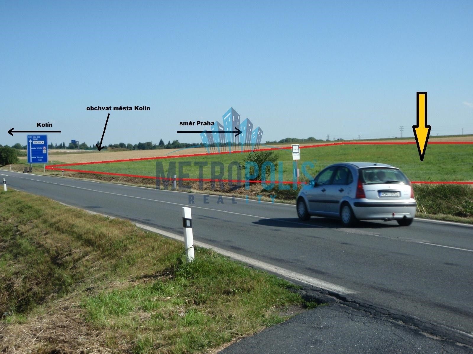 Prodej komerční pozemek - Kolín, 8 498 m²