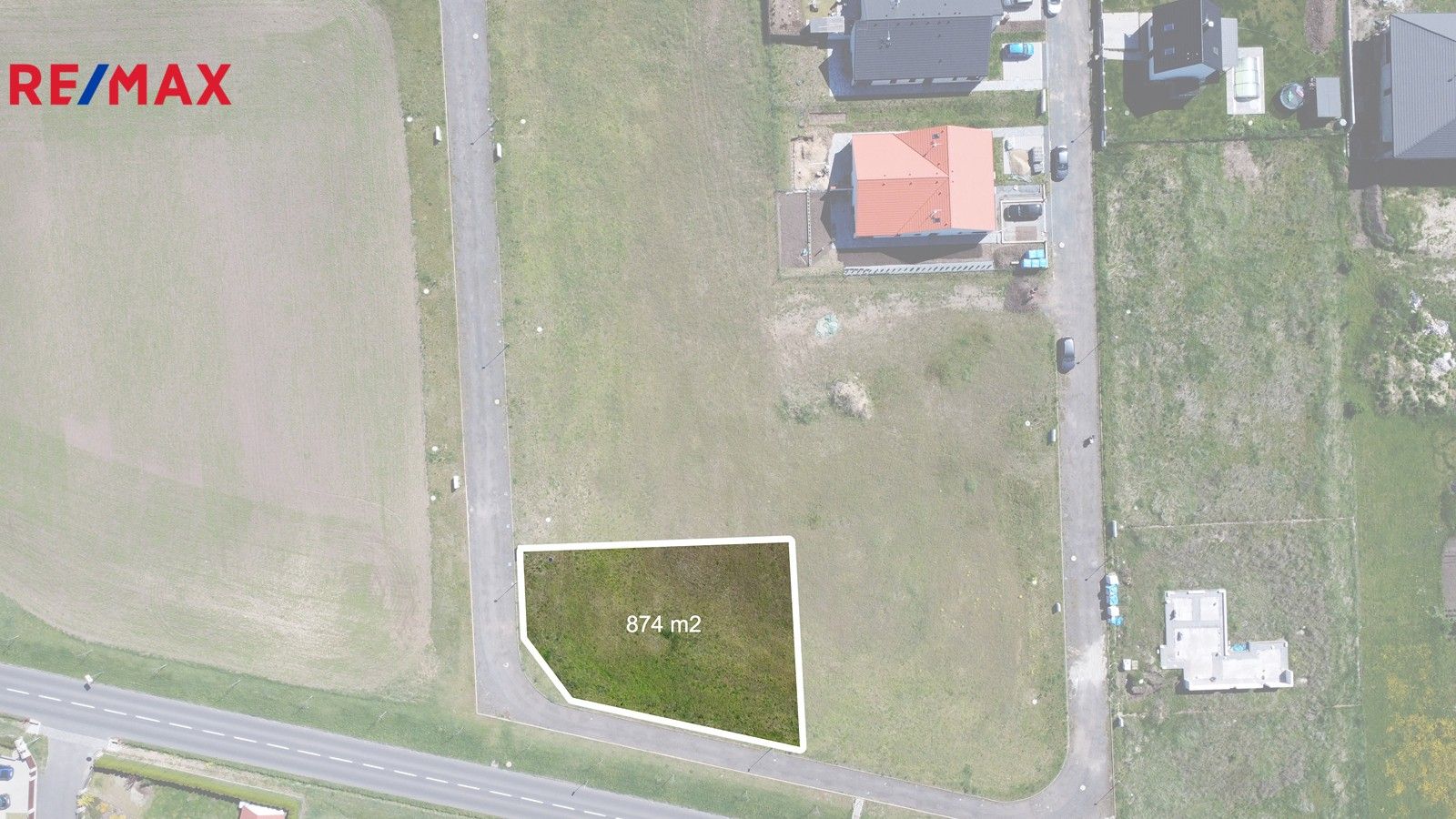 Pozemky pro bydlení, Slavětín, 874 m²