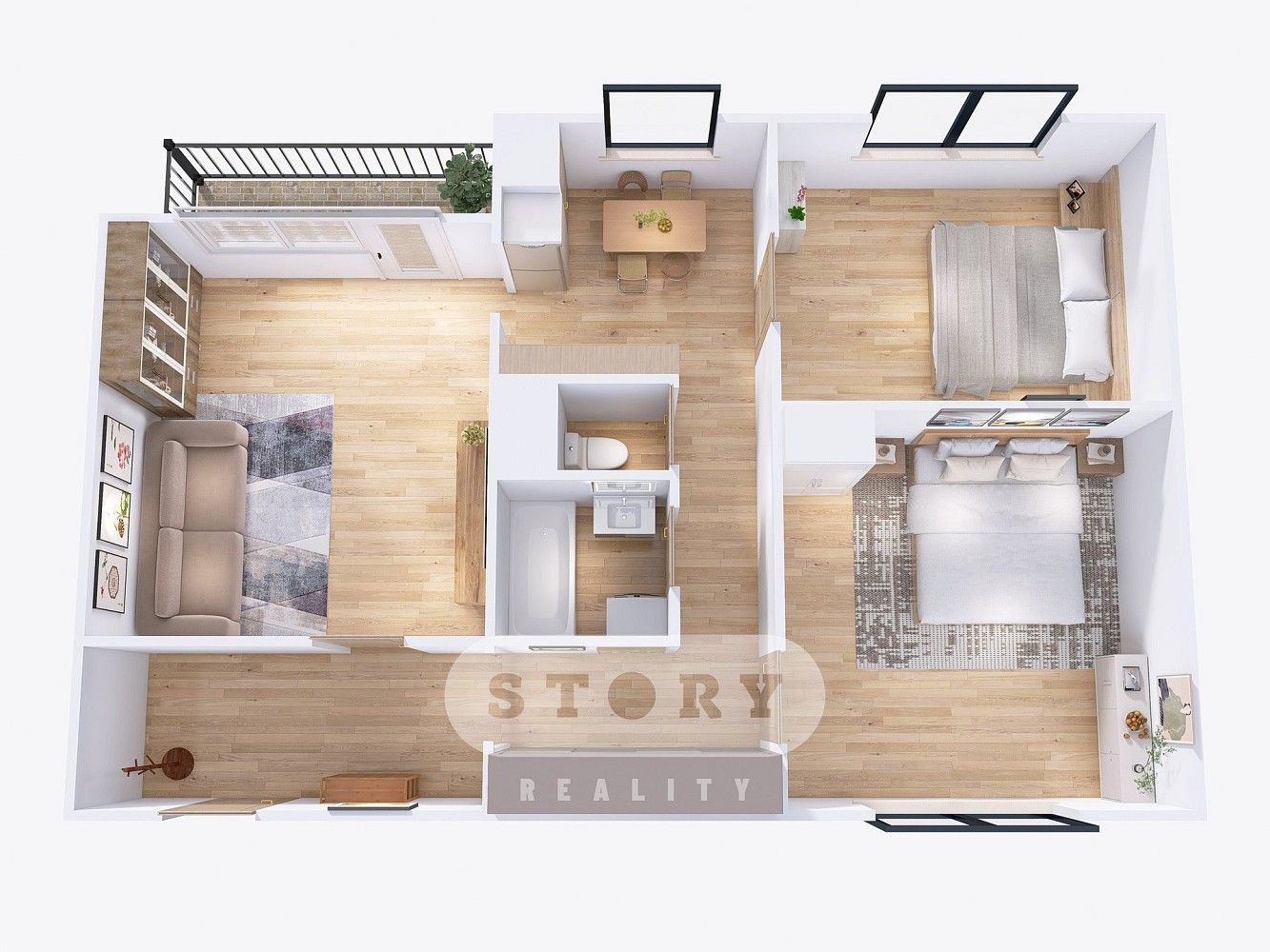 Byt 3+1 · 68 m² · Uničov, okres Olomouc, Olomoucký kraj - 4
