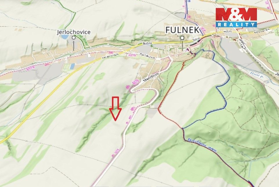 Prodej pozemek pro bydlení - Fulnek, 742 45