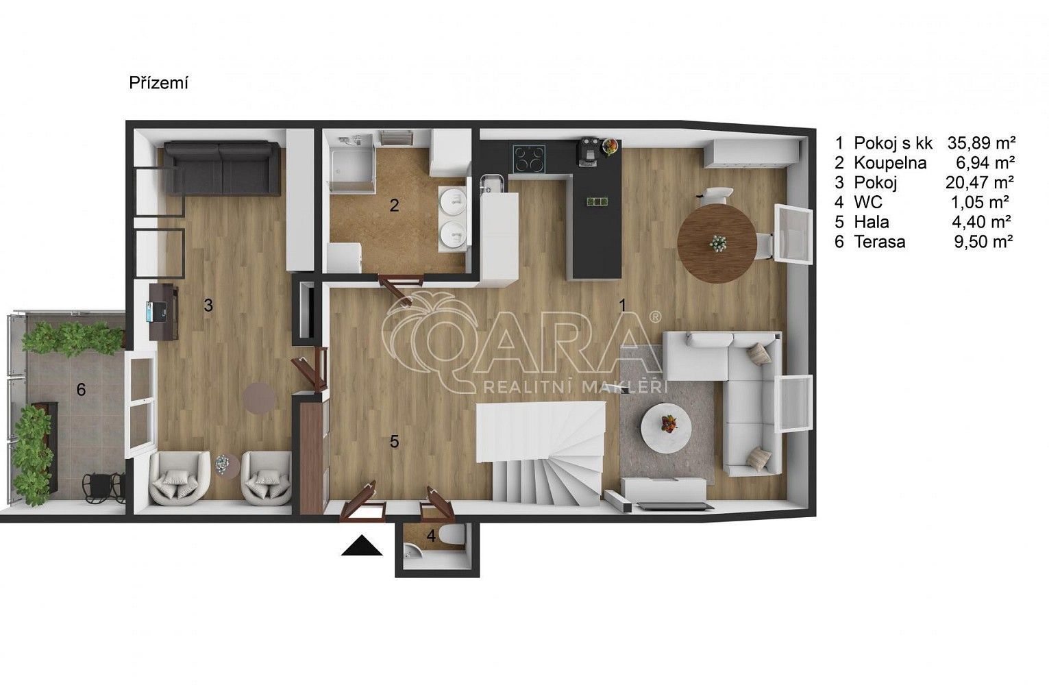 Byt 3+kk · 122 m² · Lublaňská, Praha 2 - Nové Město - 3