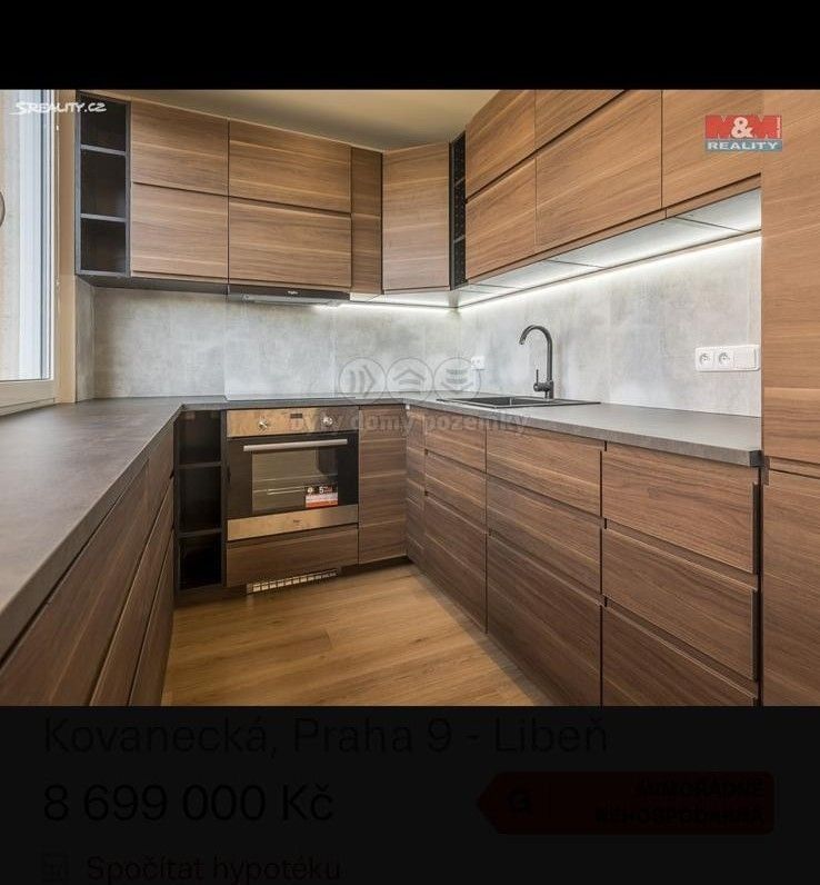 3+kk, Kovanecká, Praha - Libeň, 80 m² - 1