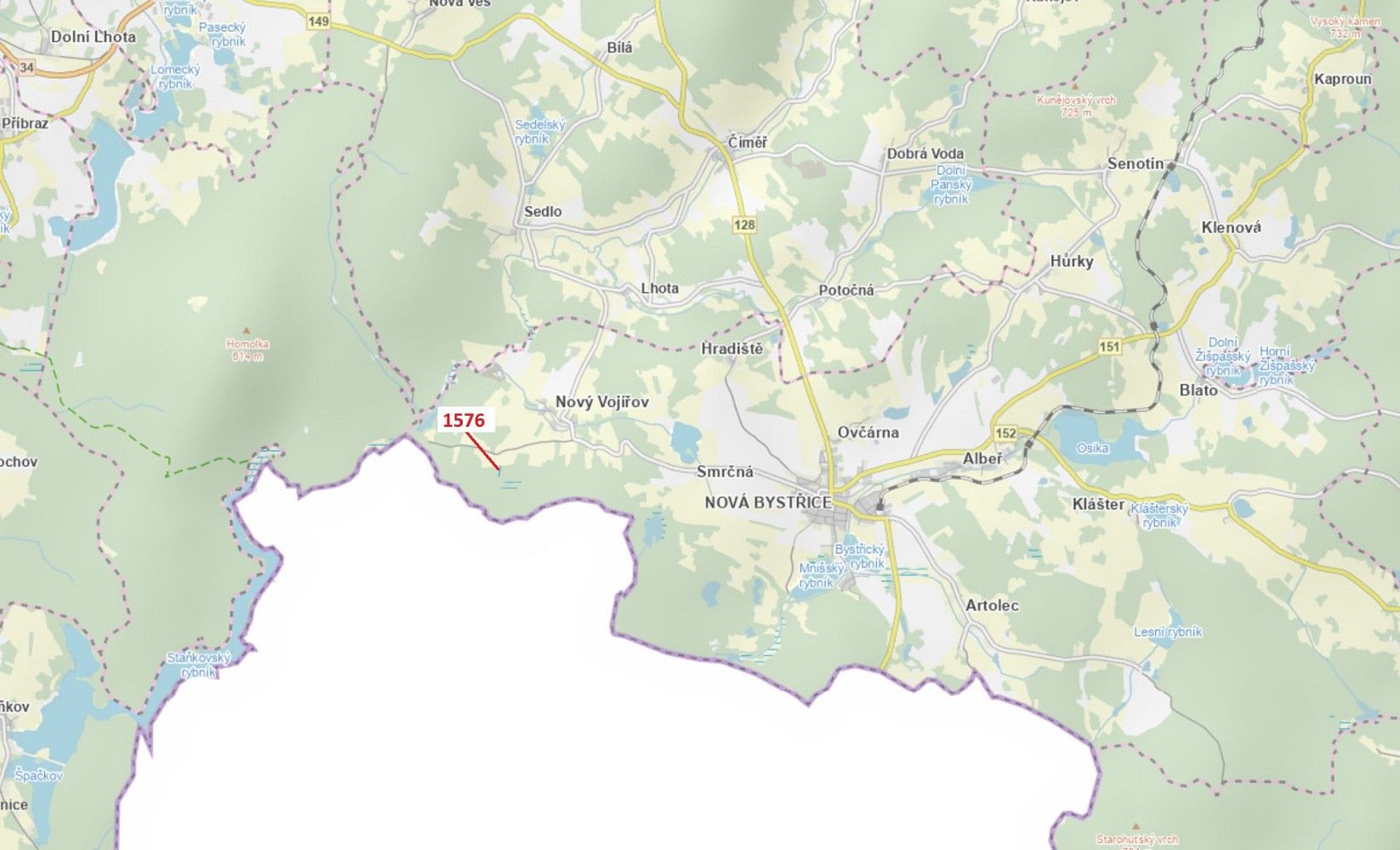 Prodej pozemek - Číměř, okres Jindřichův Hradec, Jihočeský kraj - 1
