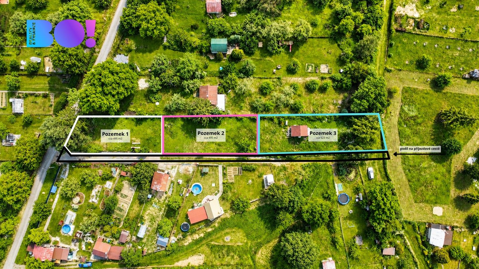Pozemek pro bydlení · 623 m² · Ořechy, Lipník nad Bečvou I-Město - 3