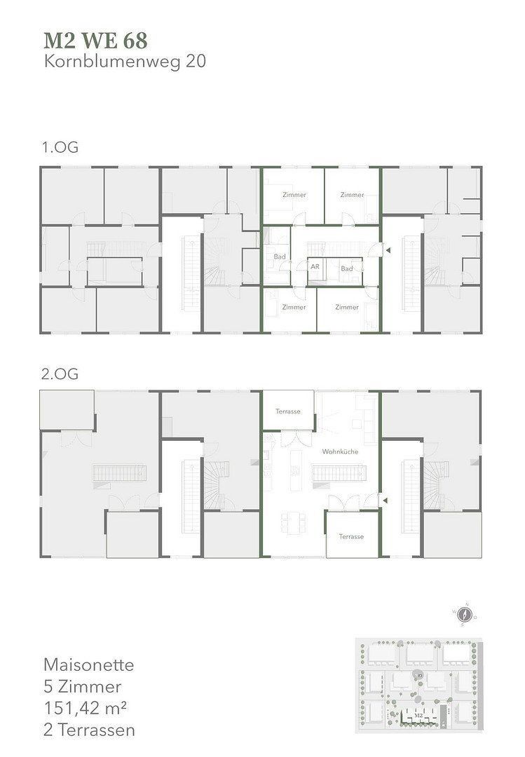 5+1, Kornblumenweg 20, , Braniborsko, 152 m² - 1