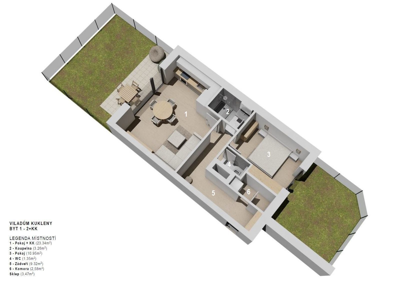 Byt 2+kk · 106 m² · Pražská třída 14, Hradec Králové Kukleny - 4