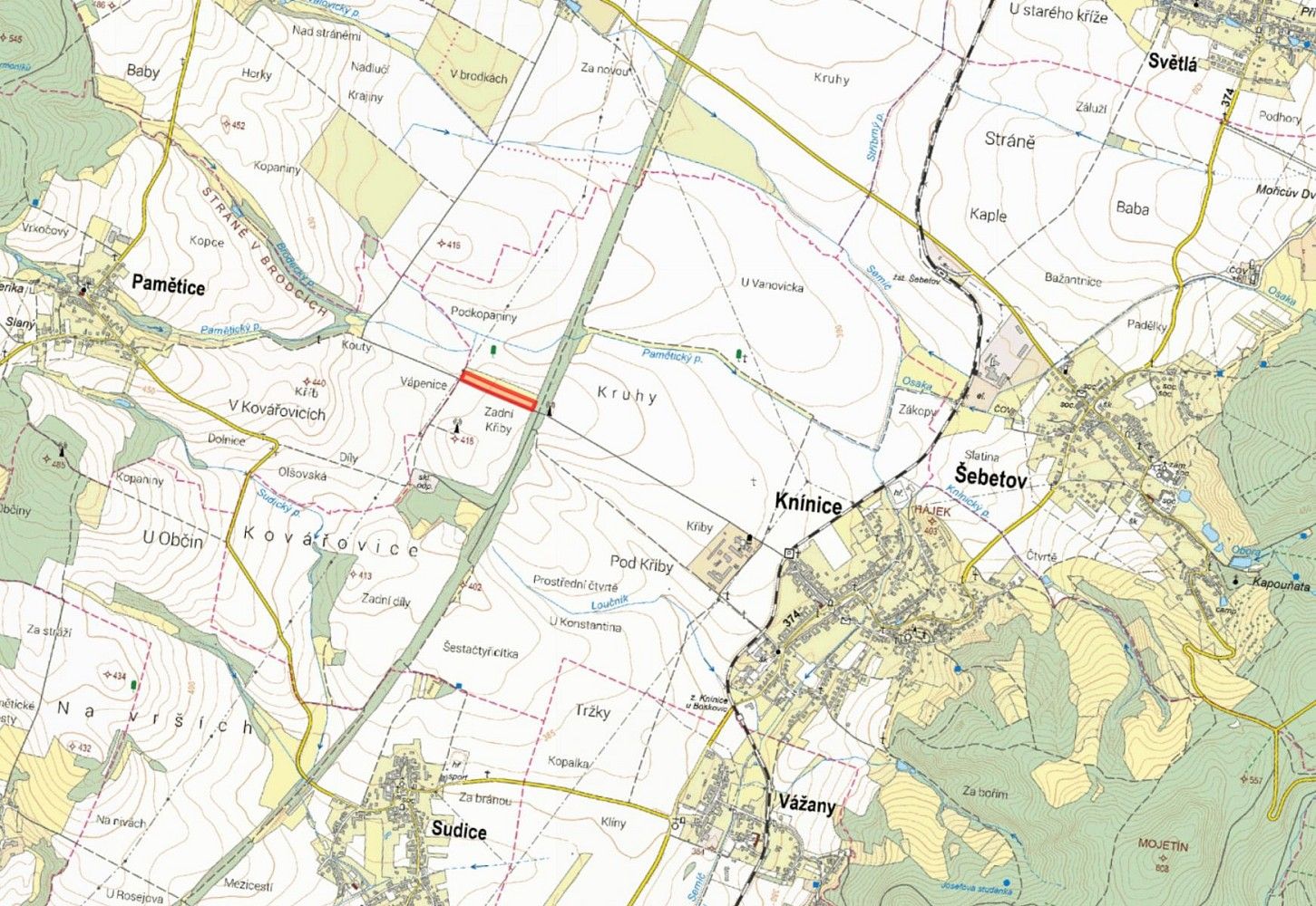 Zemědělské pozemky, Knínice, okres Blansko, Jihomoravský kraj - 2