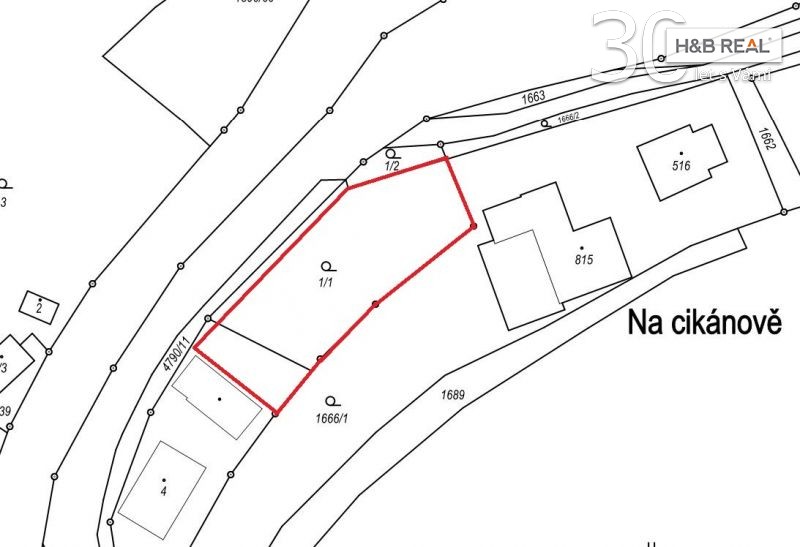 Pozemek pro bydlení · 881 m² · Zděchov - 3