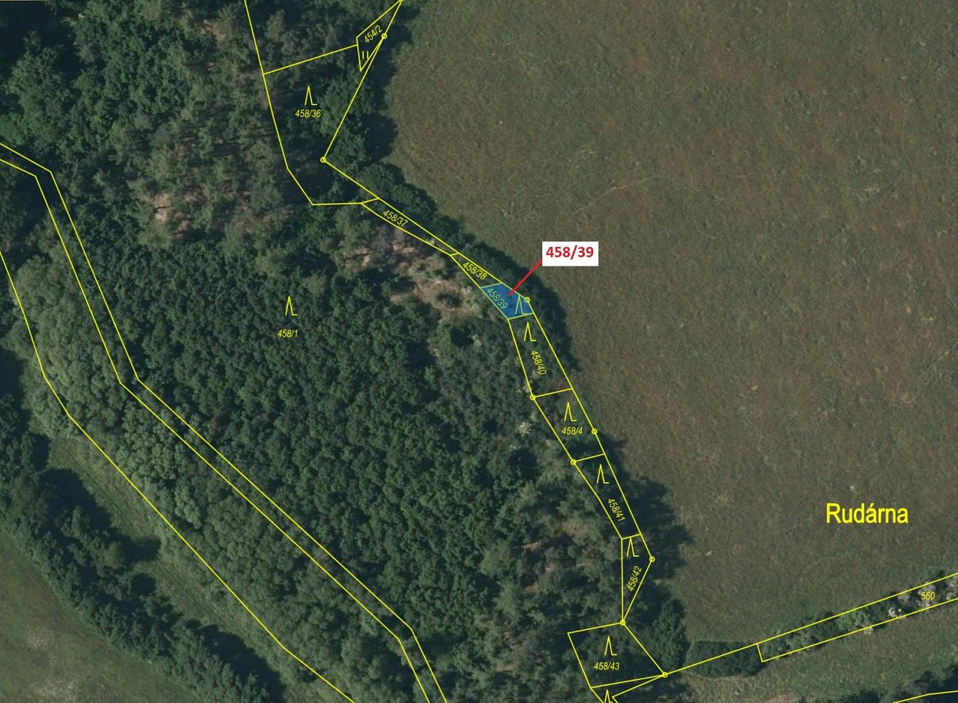 Prodej les - Břežany, okres Rakovník, Středočeský kraj - 2
