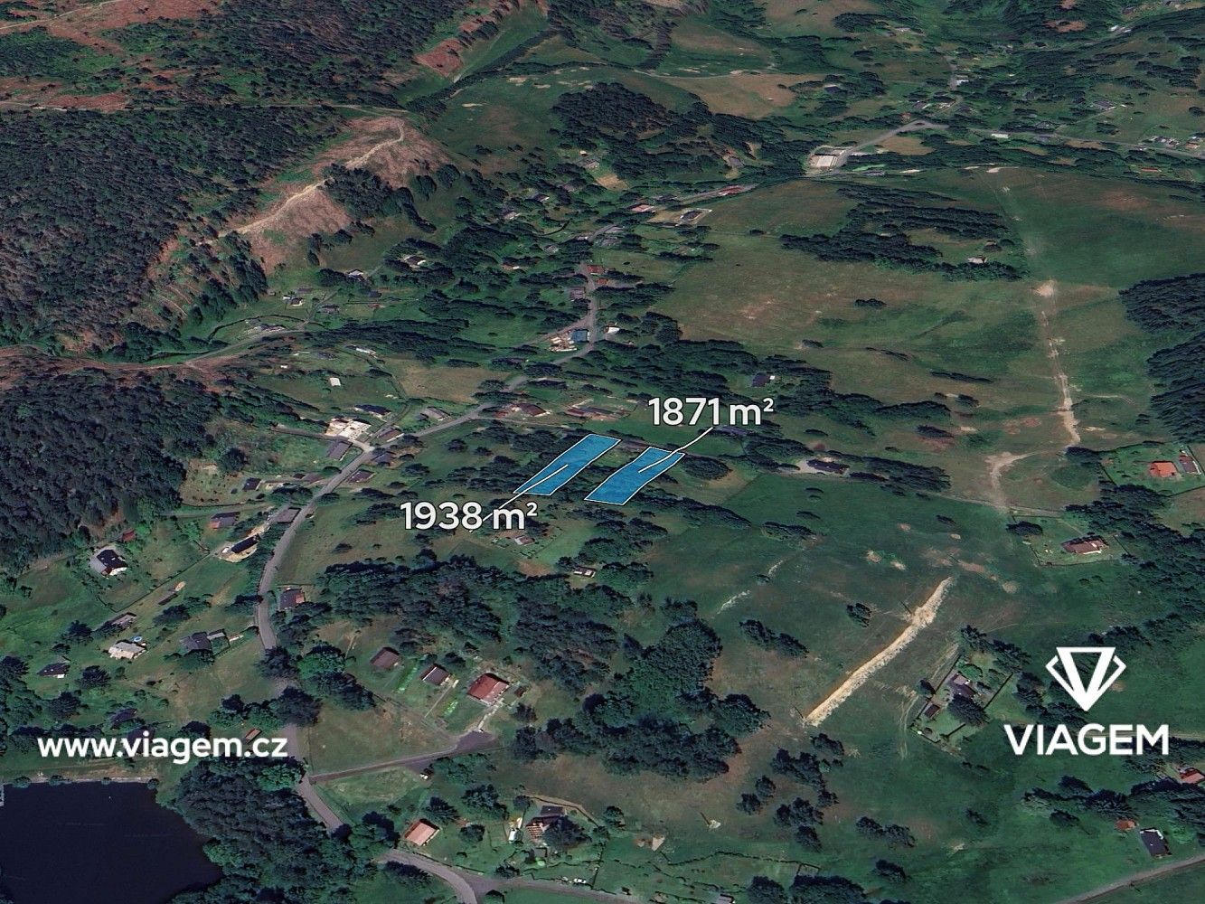 Pozemky pro bydlení, Krásná Lípa, okres Děčín, Ústecký kraj - 1