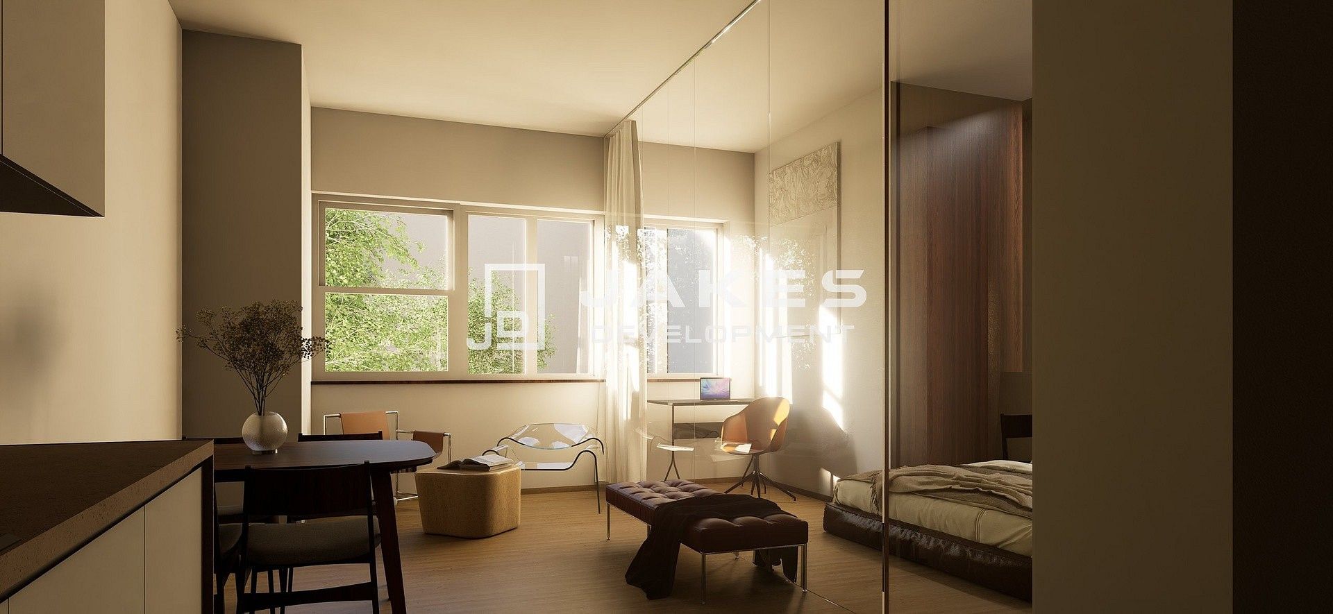 Byt 1+kk · 35 m² · Praha - 3
