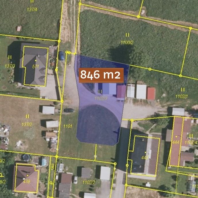 Prodej pozemek pro bydlení - Miličín, 846 m²