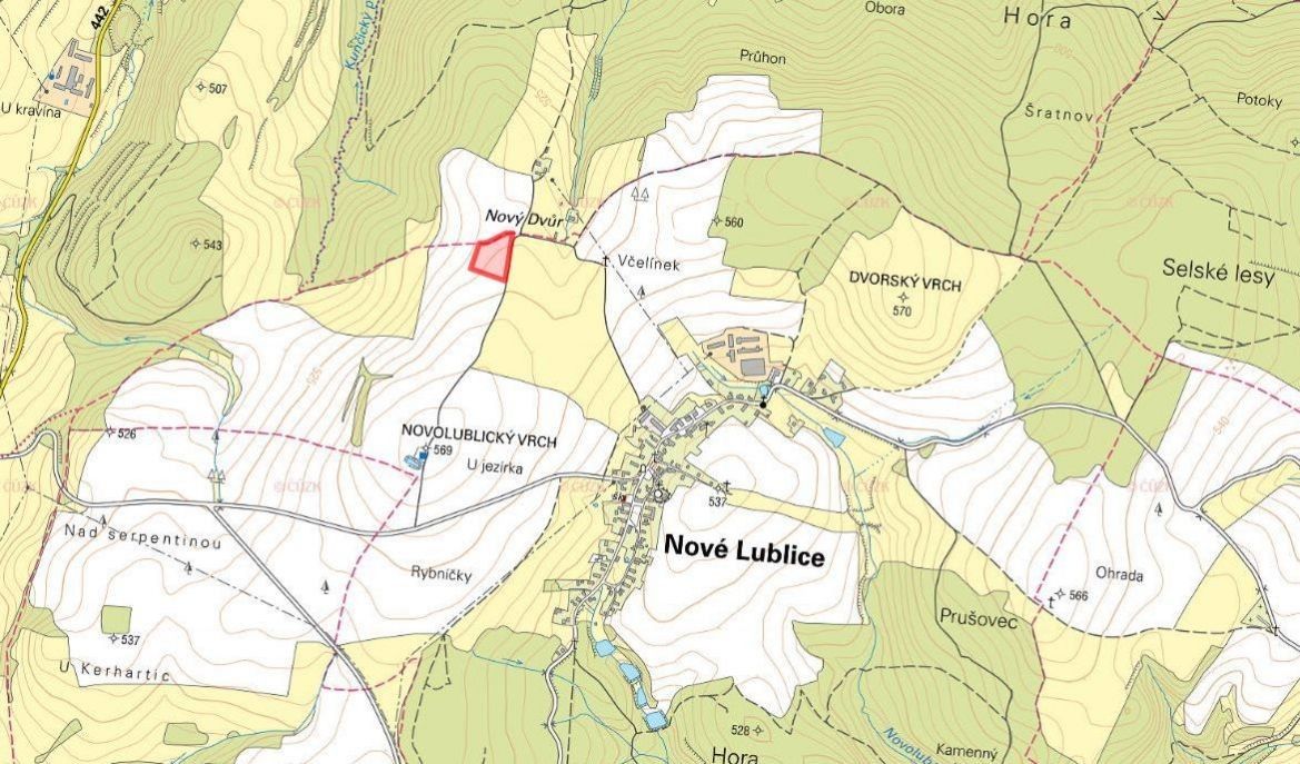 Prodej zemědělský pozemek - Nové Lublice