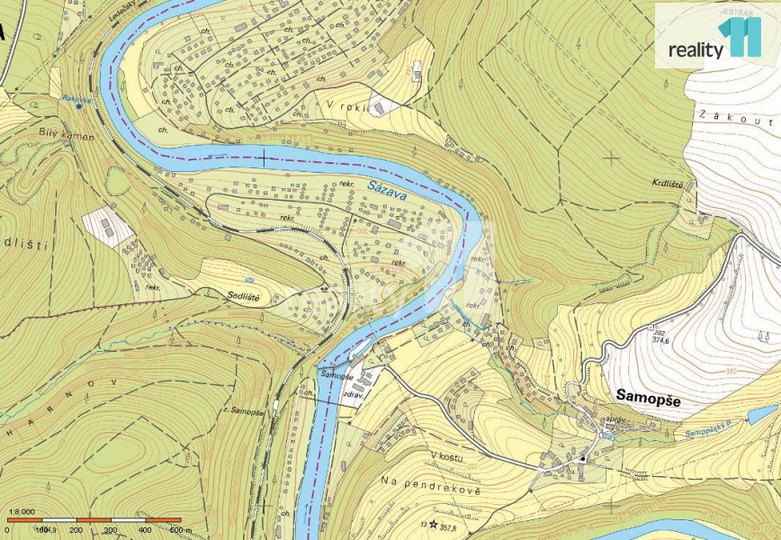 Prodej pozemek - Samopše, 643 m² - 5