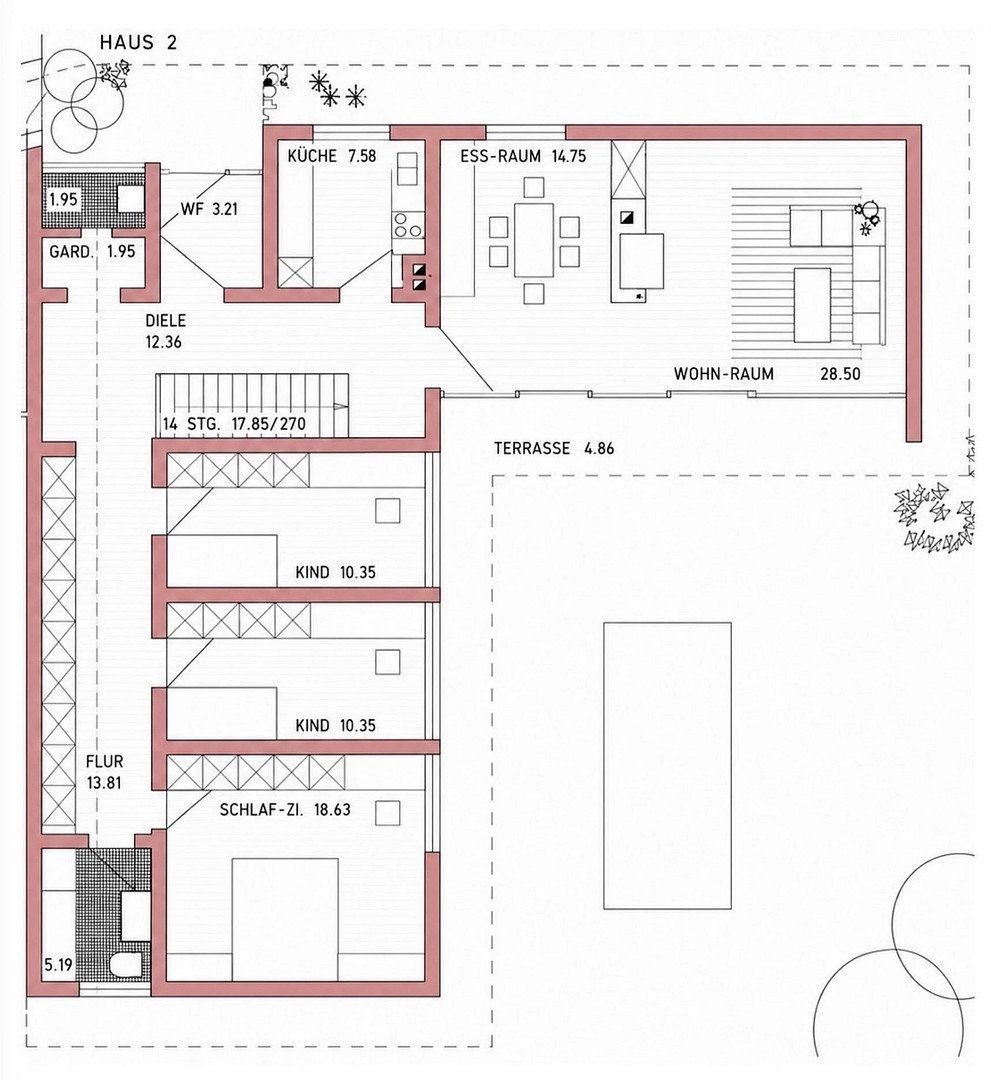 Rodinné domy, Krailling Krailling Bayern 82152, 140 m² - 1