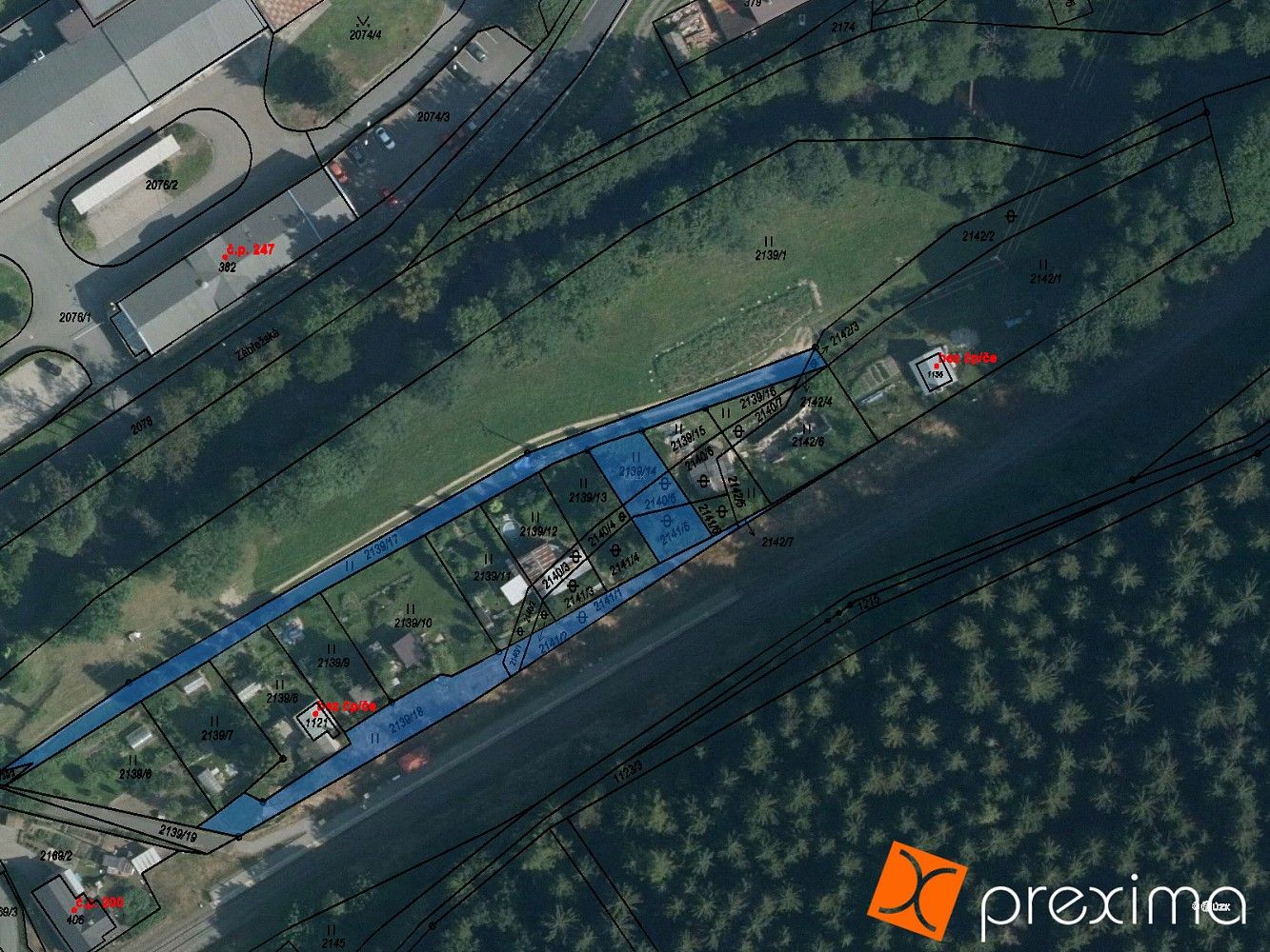 Prodej zahrada - Hanušovice, okres Šumperk, Olomoucký kraj - 1