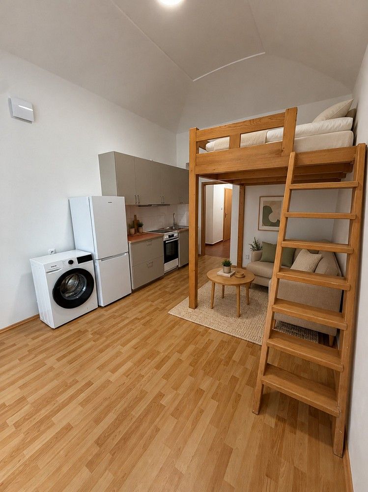 Pronájem byt 1+kk - Krásova, Praha 3 - Žižkov, 28 m² - 5
