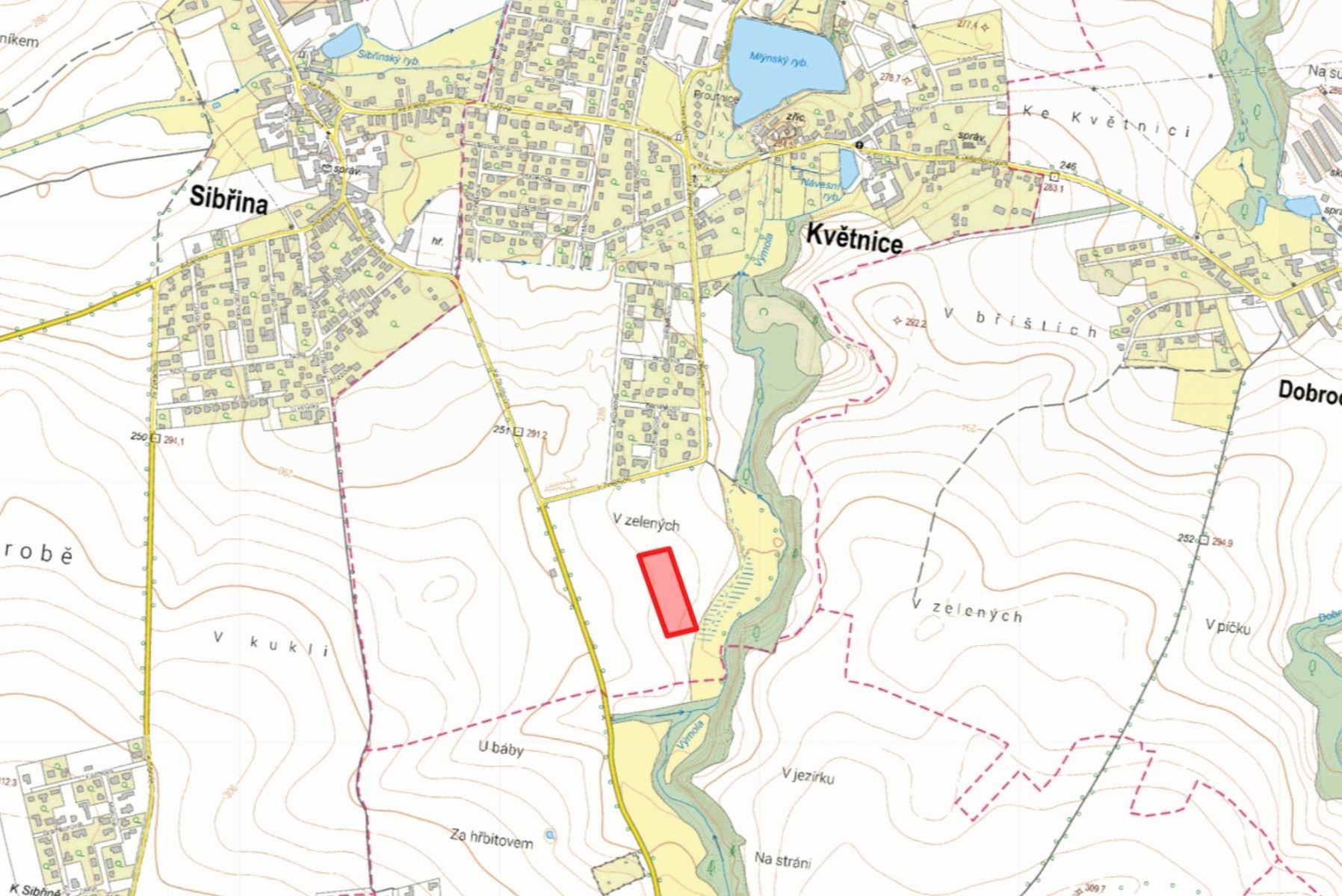 Zemědělské pozemky, Květnice - 2