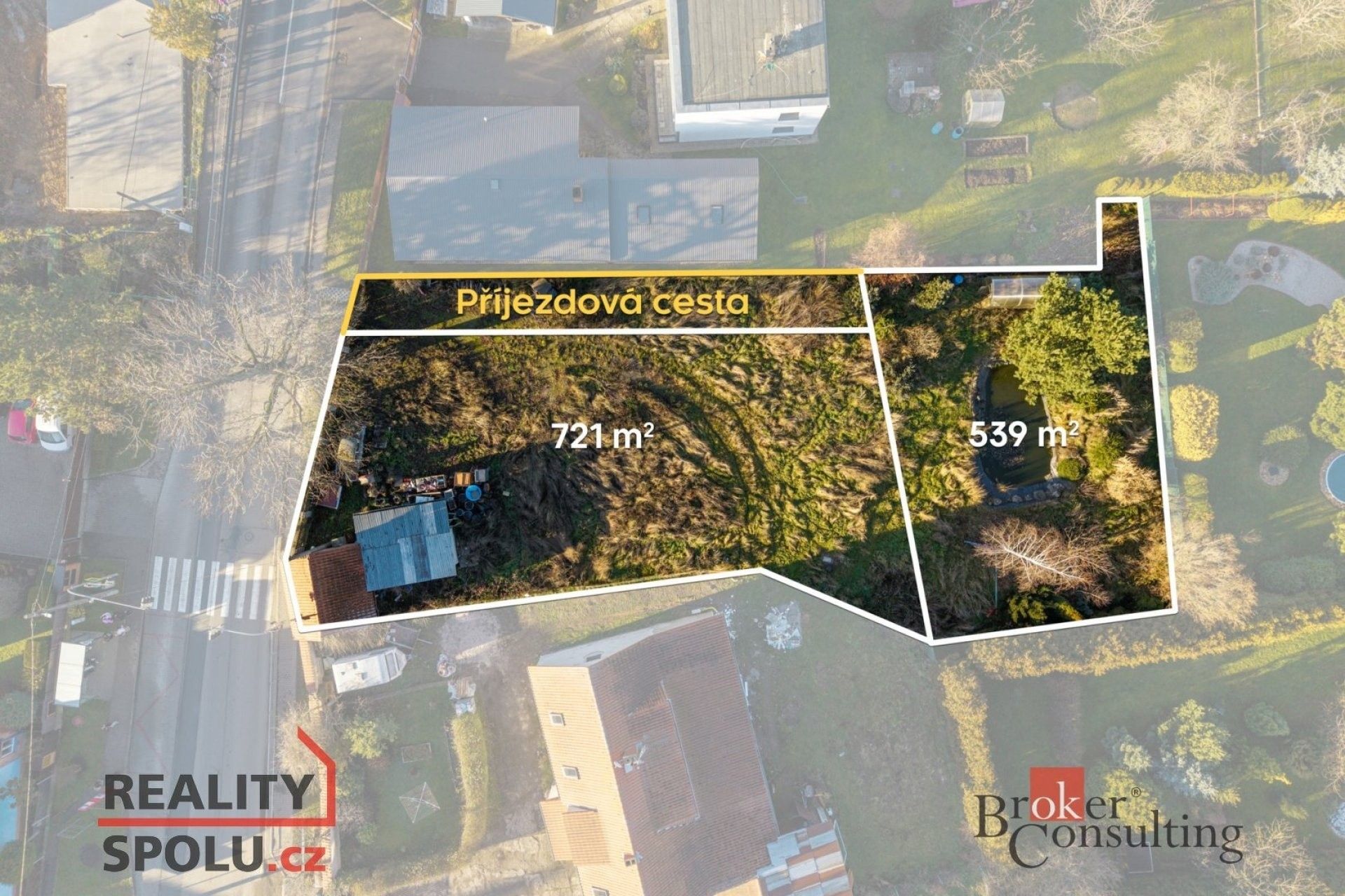 Pozemky pro bydlení, Pražská, Psáry, 1 402 m²