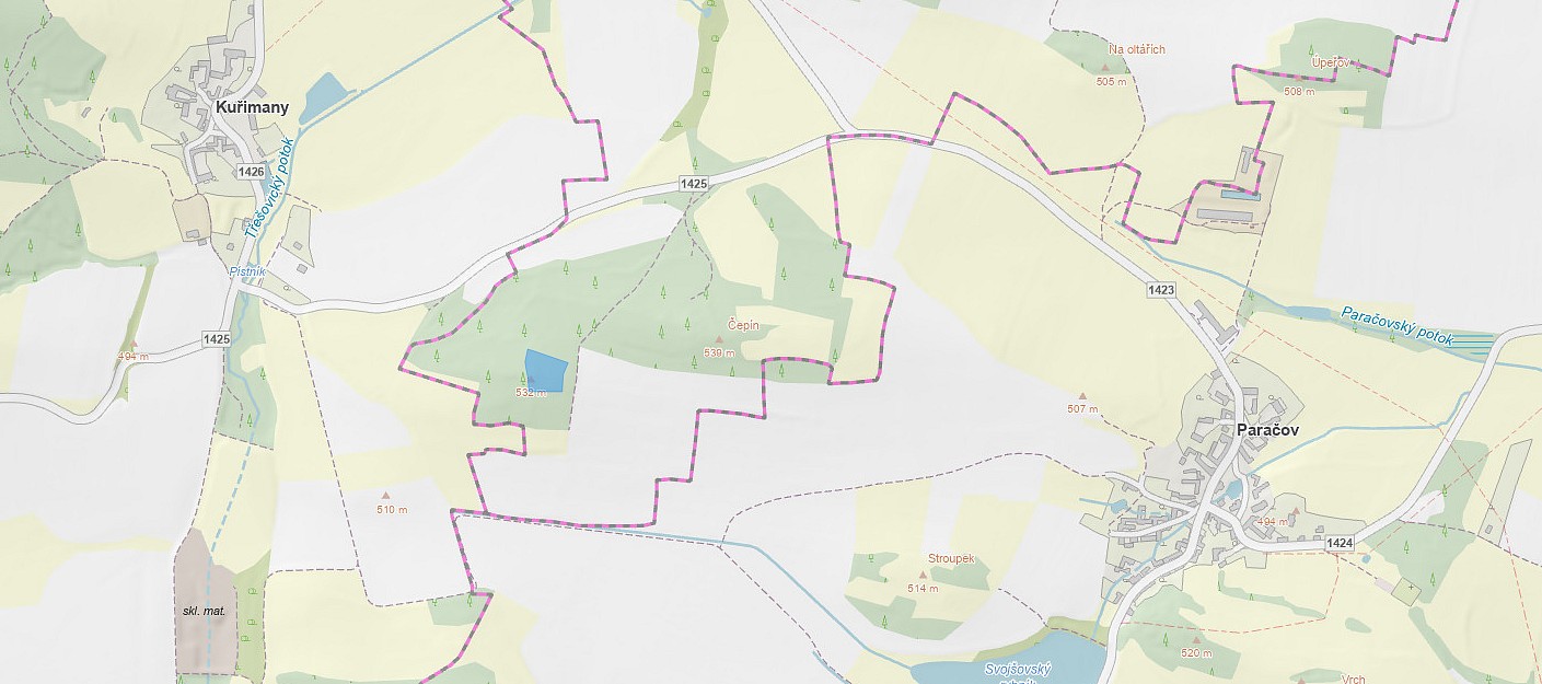 Les, 4 545 m²