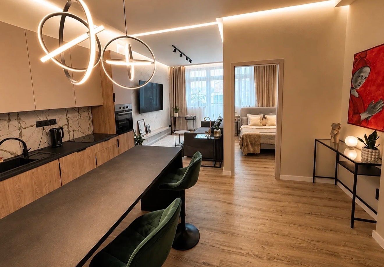 2+kk, Českomoravská, Praha - Libeň, 53 m² - 2