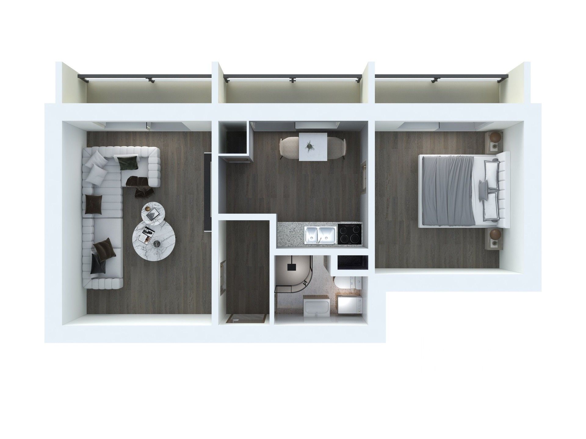 Pronájem byt 2+1 - Fučíkova  , Bučovice, 44 m² - 5