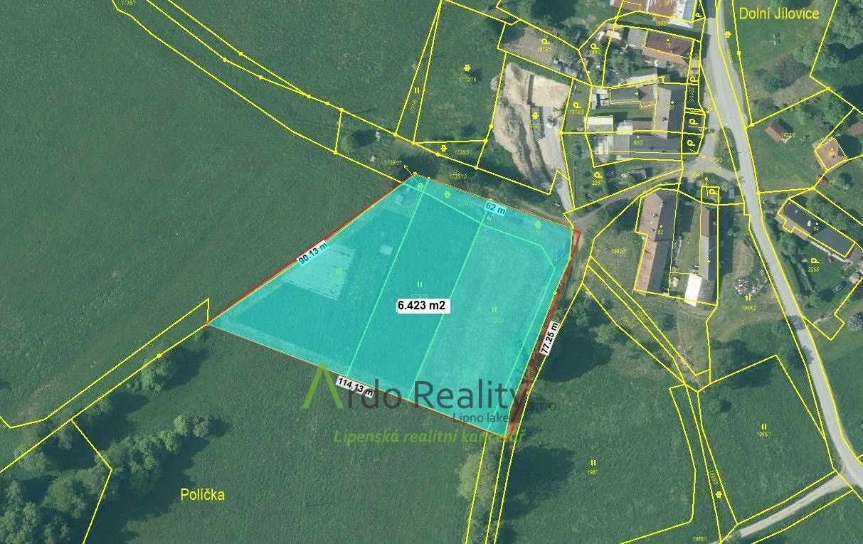 Prodej pozemek pro bydlení - Dolní Jílovice, Vyšší Brod