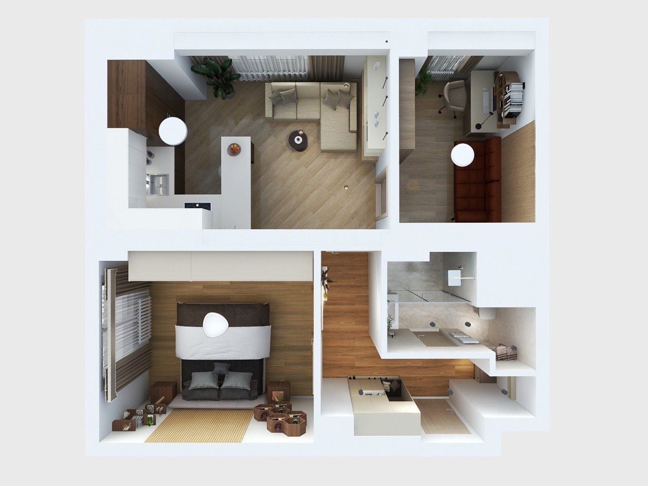 Prodej byt 3+kk - Komenského, Vlašim, okres Benešov, 50 m² - 2