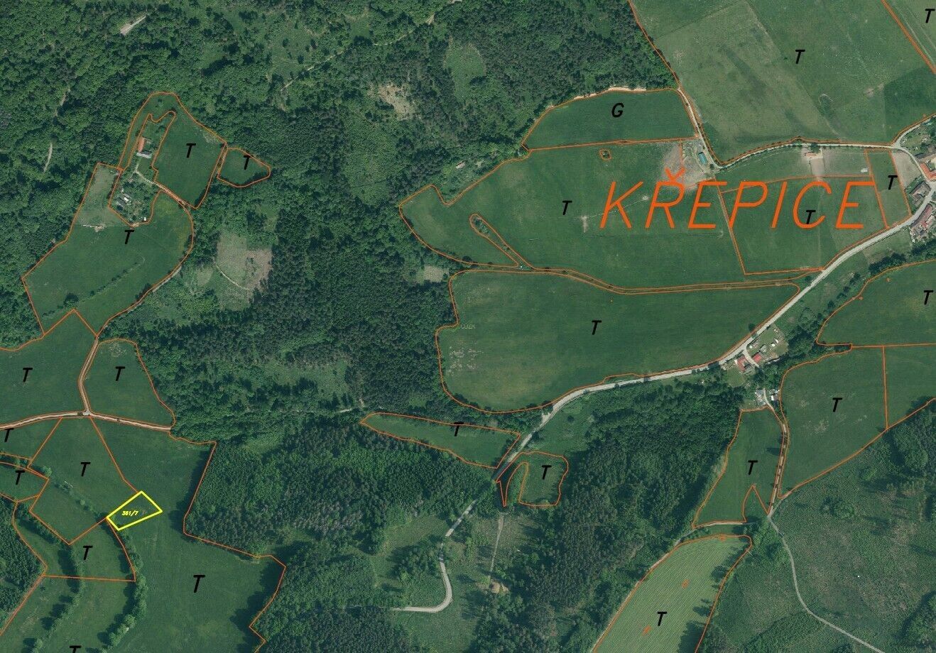 Zemědělské pozemky, Křepice, Stožice, 2 m²