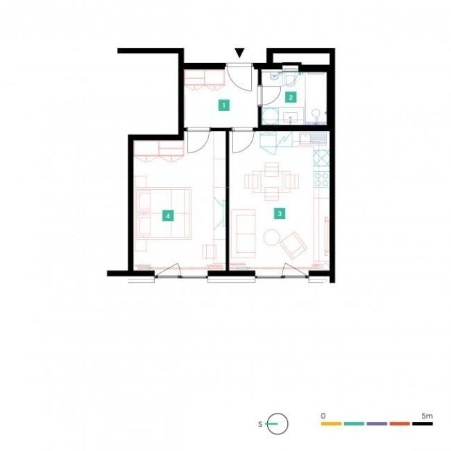 2+kk, Mukařovského, Praha - Stodůlky, 50 m² - 2