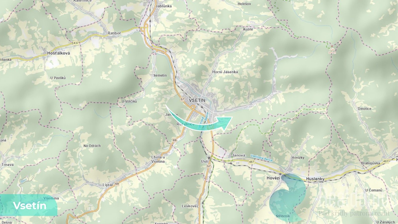 Prodej les - , Vsetín, 12 m²