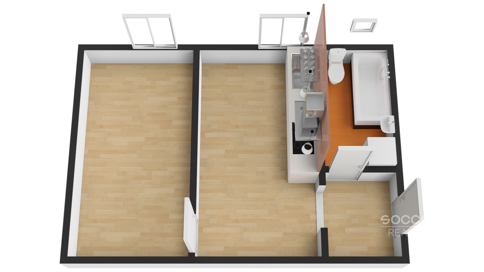 Byt 1+1 · 31 m² · Za Novákovou zahradou, Praha - 3