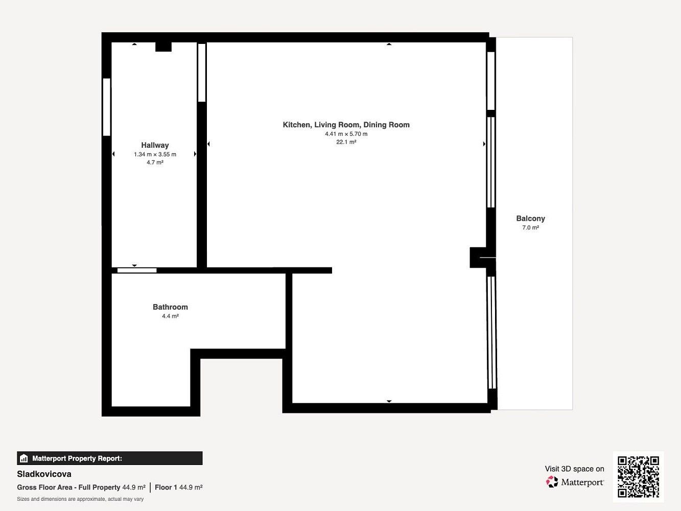 Byt 1+kk · 41 m² · Praha - Krč, okres Praha 4, Hlavní město Praha - 4