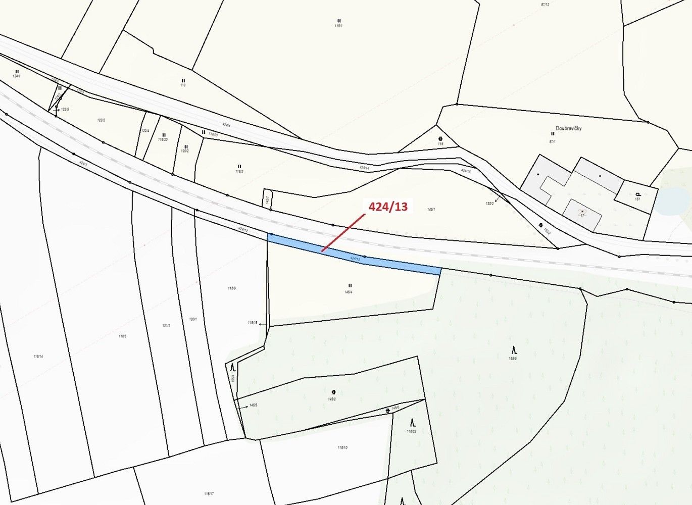 Pozemek · Nerestce, okres Písek, Jihočeský kraj - 3