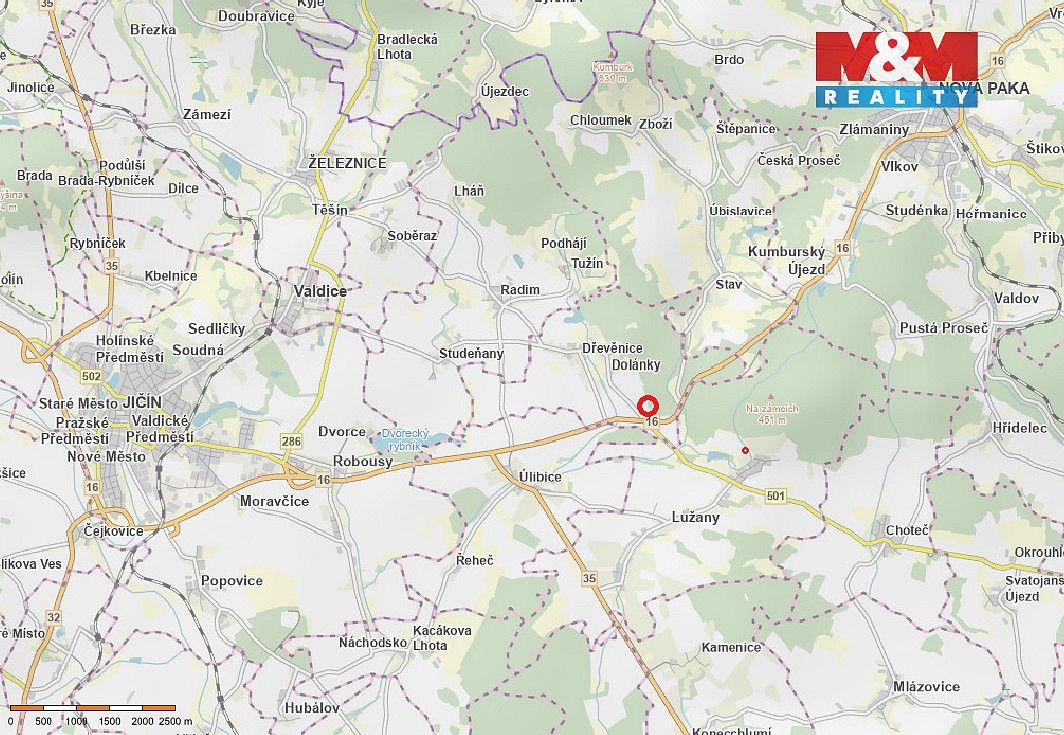 Prodej komerční pozemek - Dřevěnice, okres Jičín, Královéhradecký kraj - 5