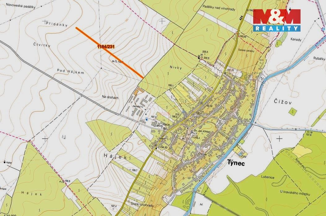 Prodej pozemek pro bydlení - Týnec u Břeclavě, 691 54
