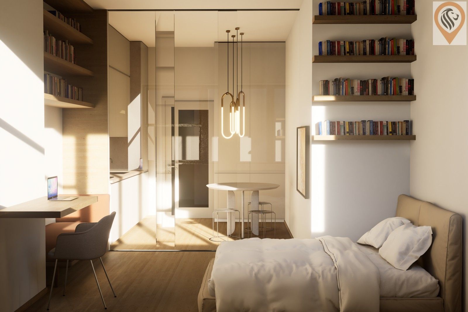 1+kk, Vinařská, Praha Holešovice, 31 m² - 1