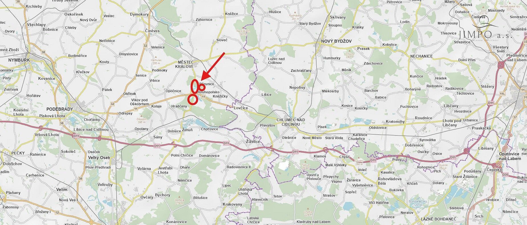 Prodej zemědělský pozemek - Dlouhopolsko, okres Nymburk, Středočeský kraj - 2
