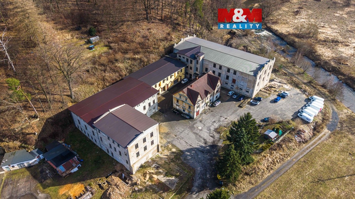 Výrobní prostory, Poustka, Višňová, 884 m²