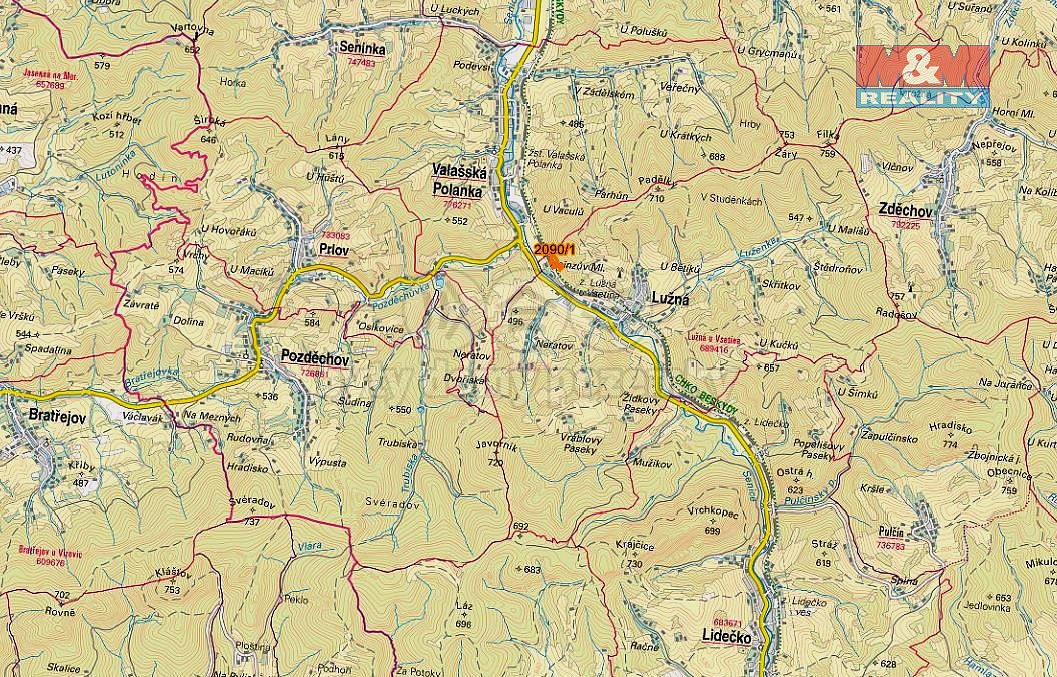 Prodej les - Lužná, okres Vsetín - 5