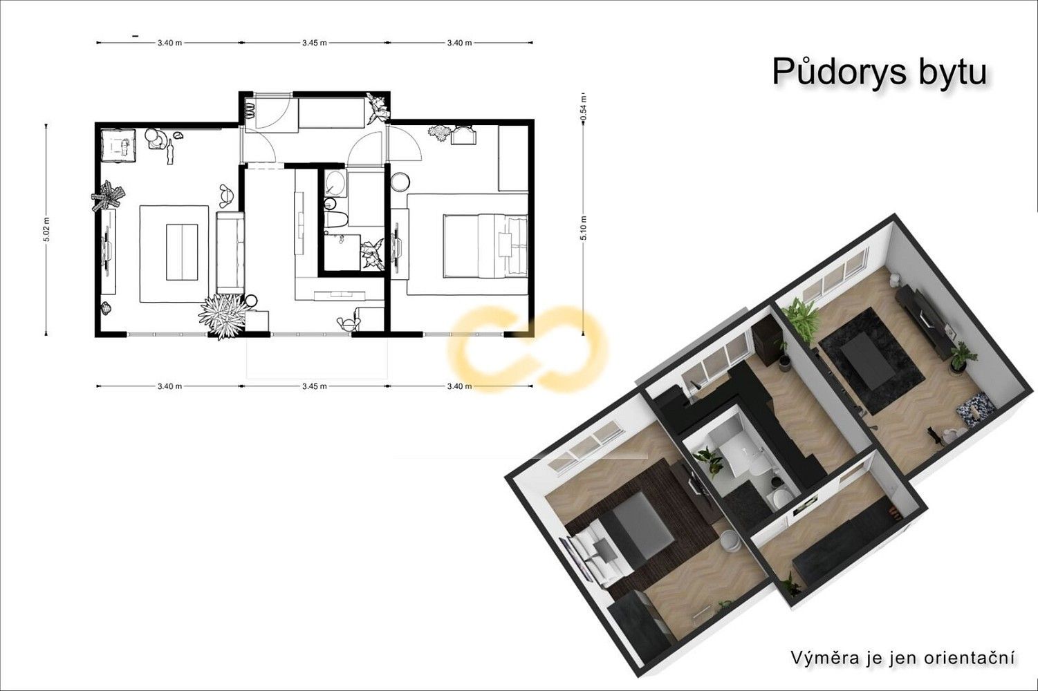 Byt 2+1 · 68 m² · Prachatice - Prachatice II, Jihočeský kraj - 3