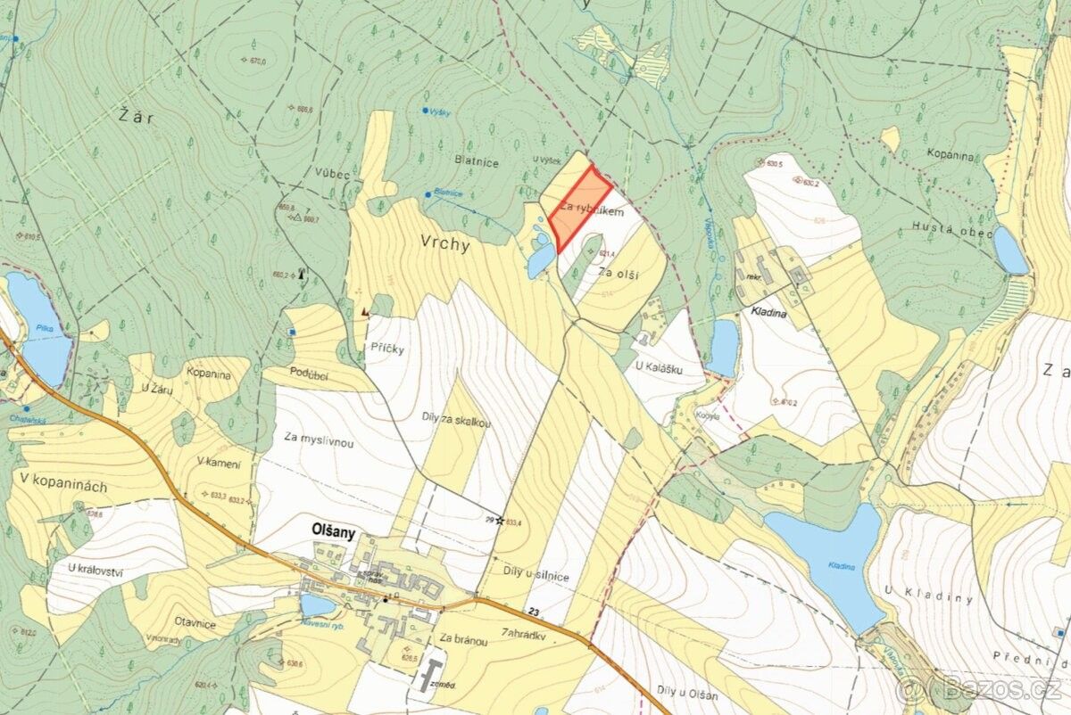 Prodej pozemek pro bydlení - Telč, 588 56