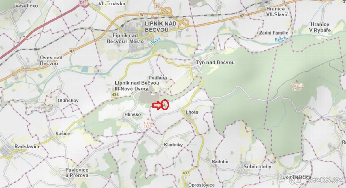 Pozemky pro bydlení, Lipník nad Bečvou, 751 31