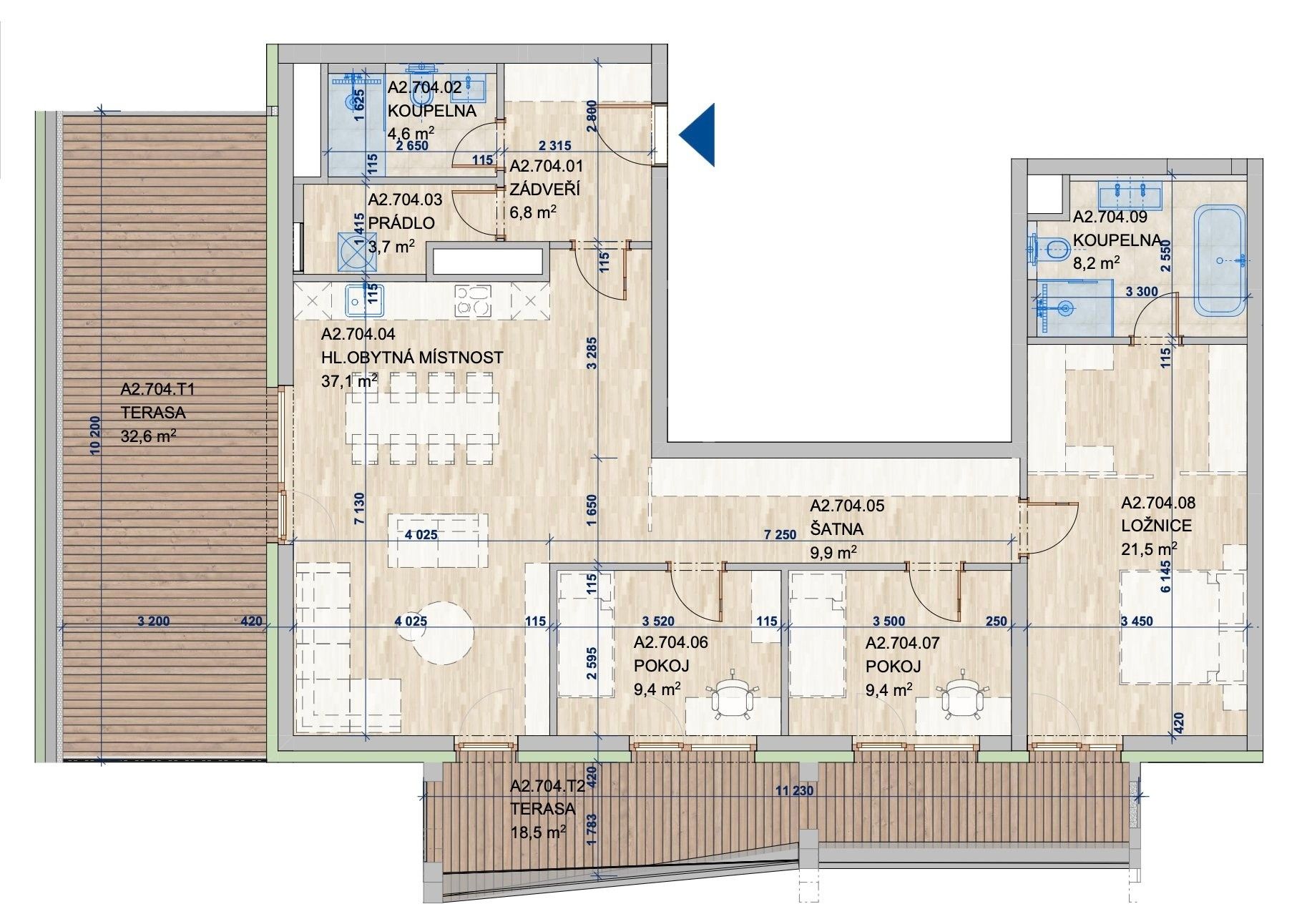 4+kk, Svatopetrská, Brno Komárov, 162 m² - 1