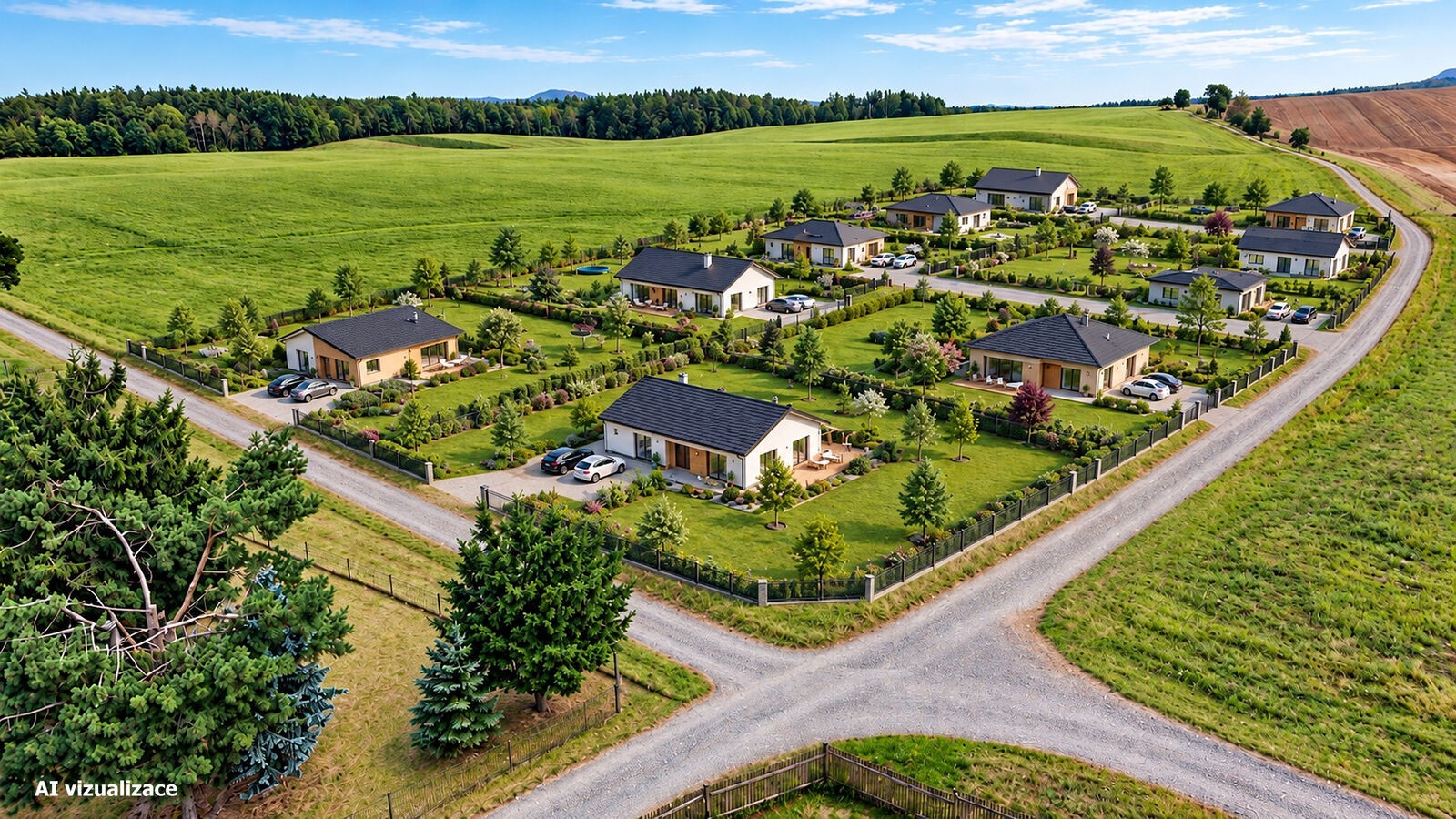Pozemky pro bydlení, Kunčina, 1 300 m² - 1
