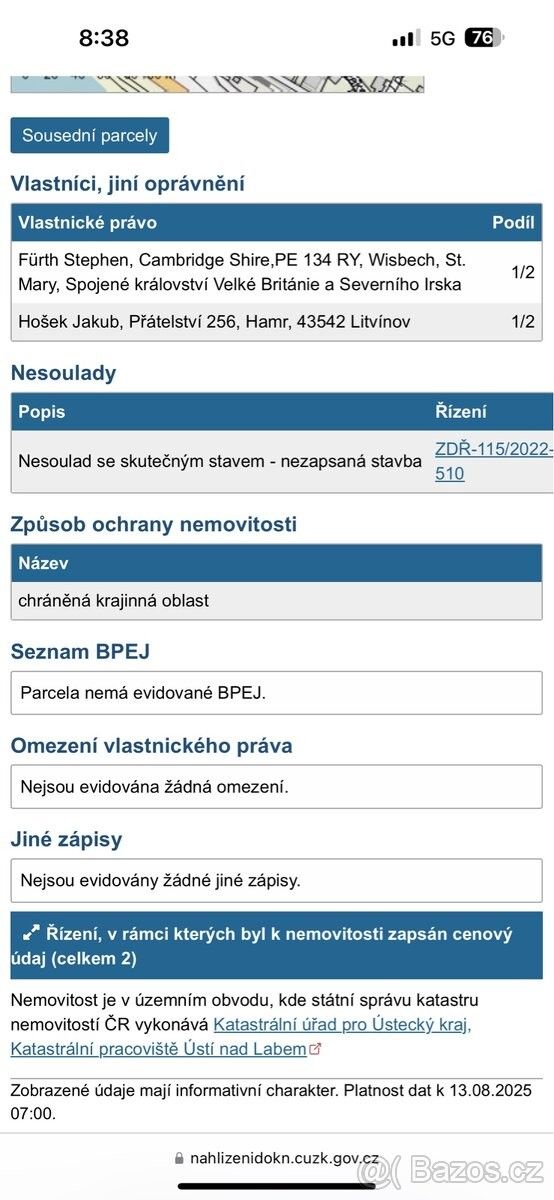 Prodej pozemek pro bydlení - Ústí nad Labem, 400 01