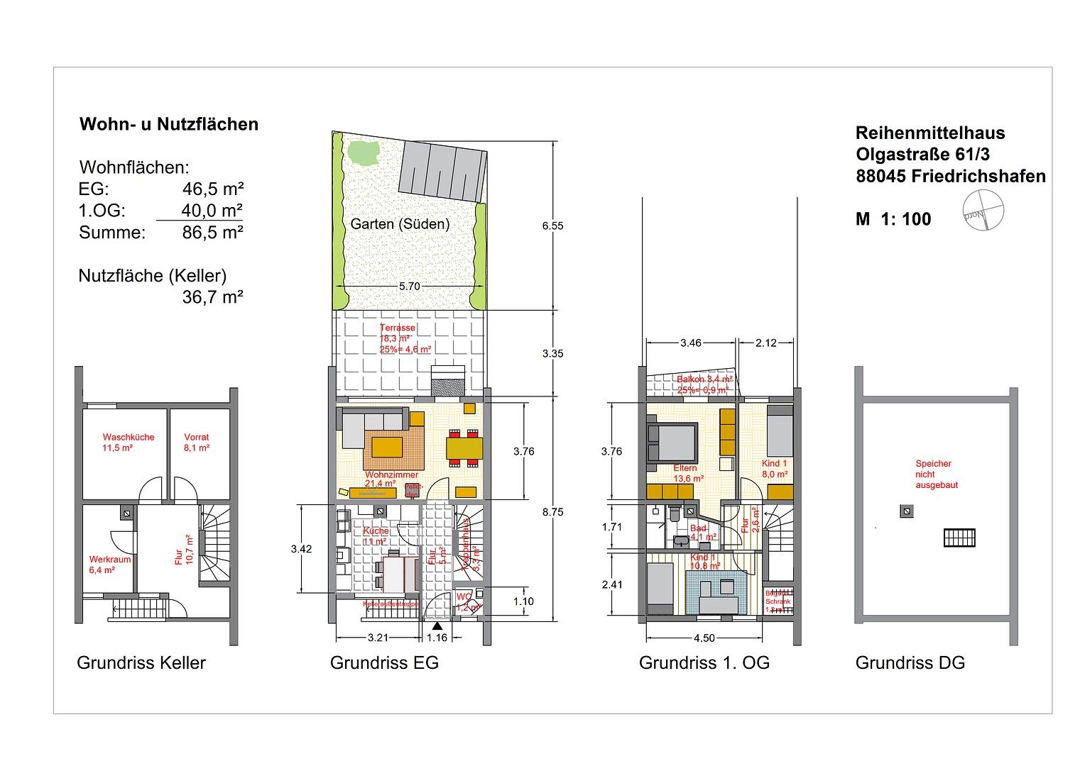 Rodinný dům · 87 m² · Olgastraße, 61/3, , Bádensko-Württembersko - 3